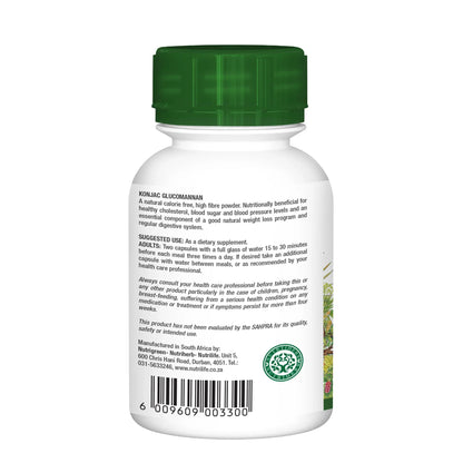 NUTRIHERB - Konjac Glucomannan 90 Capsules | One Life Health