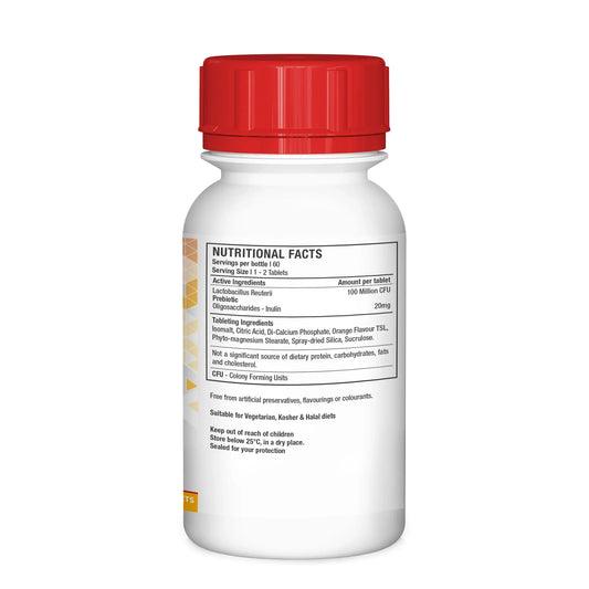 NUTRILIFE - L-Reuterii - 60 Chew Tablets | One Life Health