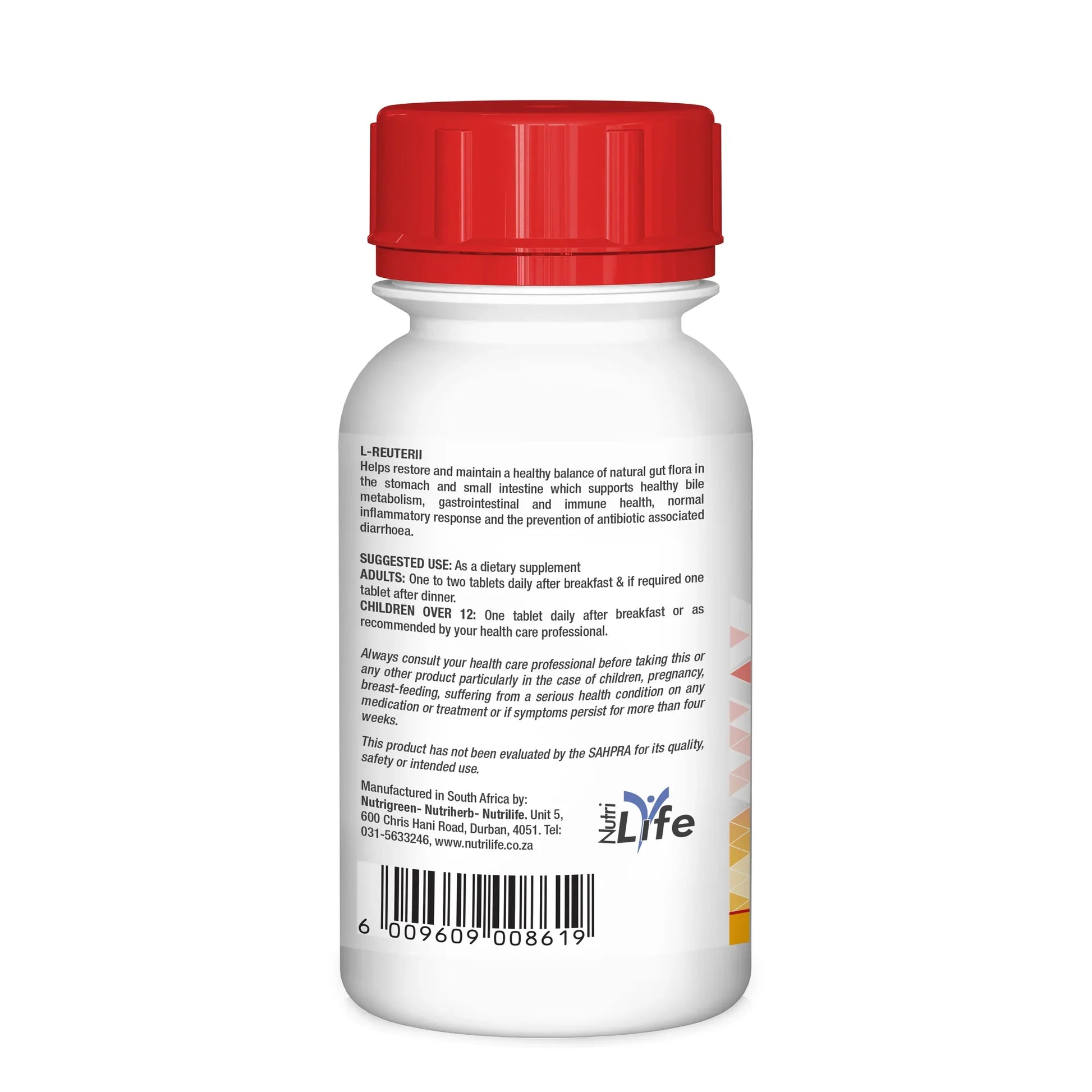 NUTRILIFE - L-Reuterii - 60 Chew Tablets | One Life Health