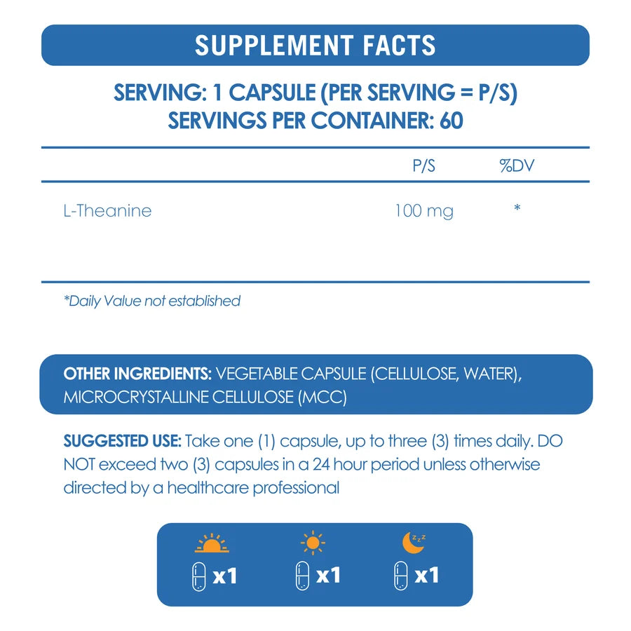 NEUROACTIVE - L-Theanine - 60 Veg Capsules