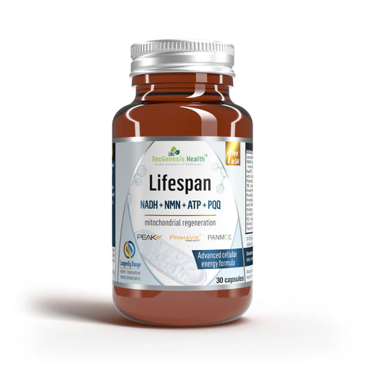 NEOGENESIS HEALTH - Lifespan NMN + NAD + ATP + PQQ - 30 Capsules product image