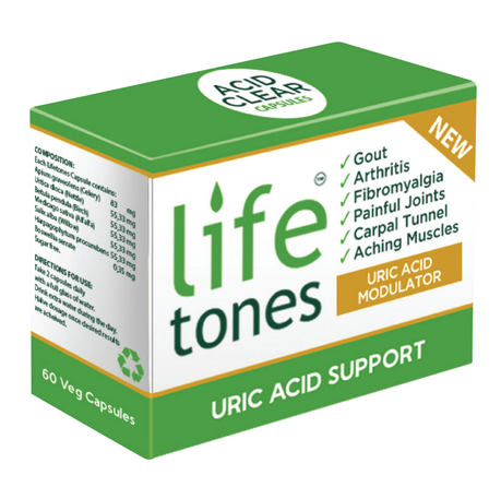 LIFETONES - Uric Acid Clear 60 Capsules | One Life Health