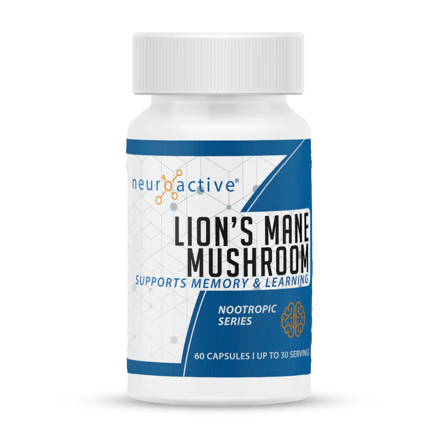 NEUROACTIVE - Lion's Mane 30% Extract - 60 Veg Capsules front product image