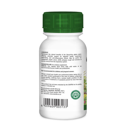 NUTRIHERB - Liquorice 60 Capsules | One Life Health