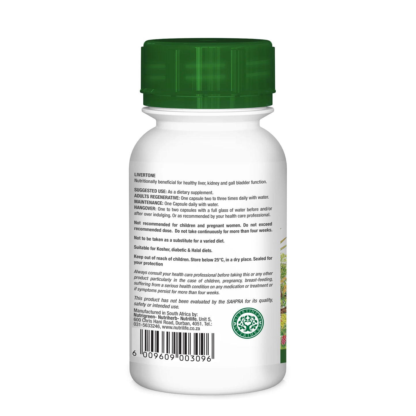 NUTRIHERB - Livertone 60 Capsules | One Life Health