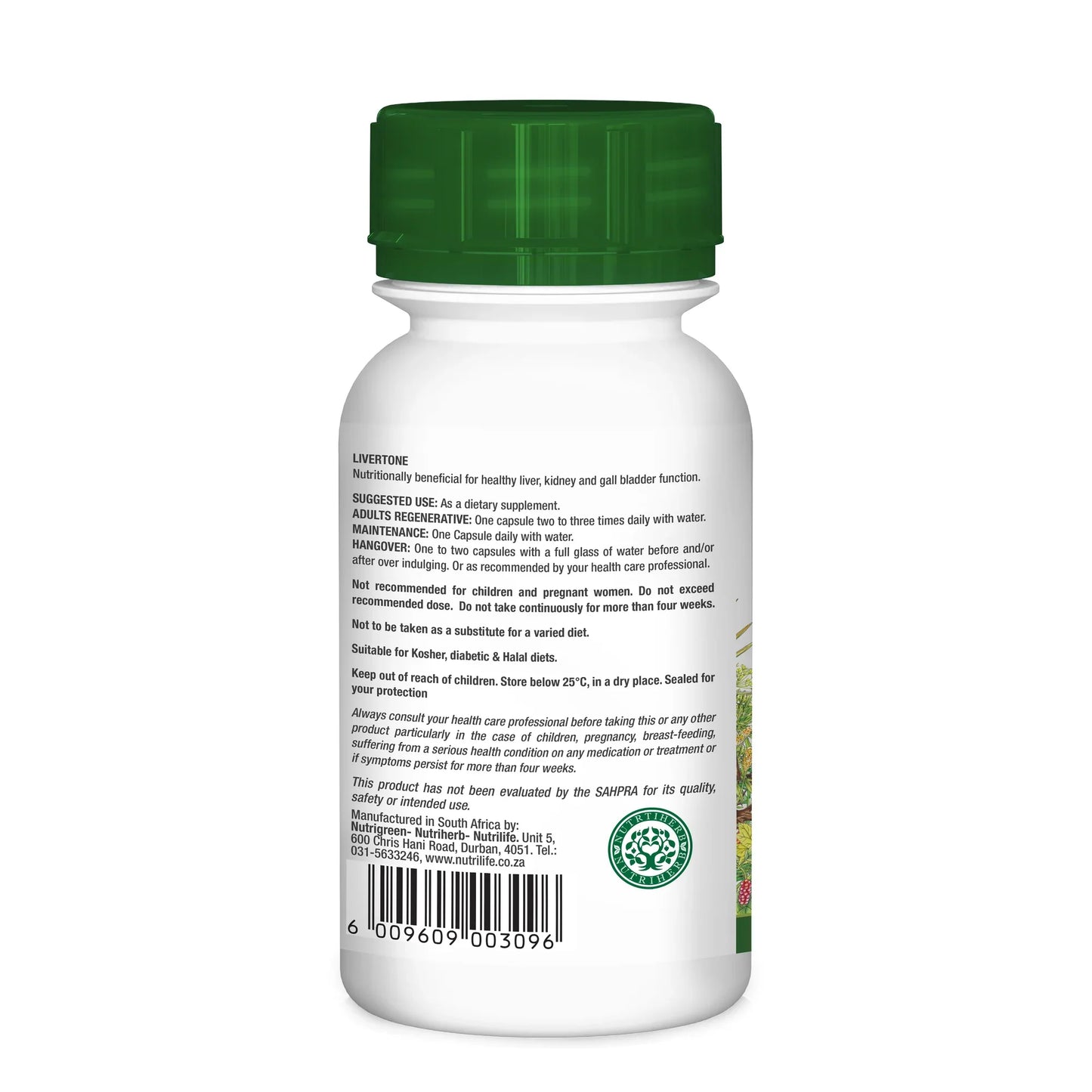 NUTRIHERB - Livertone 60 Capsules | One Life Health