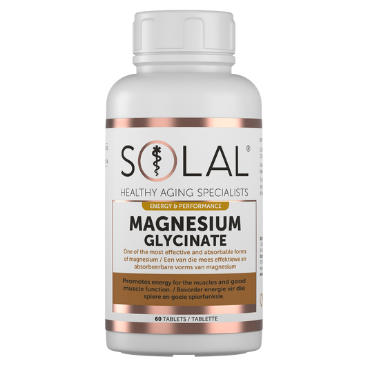 SOLAL - Magnesium Glycinate - 60 Tablets | One Life Health