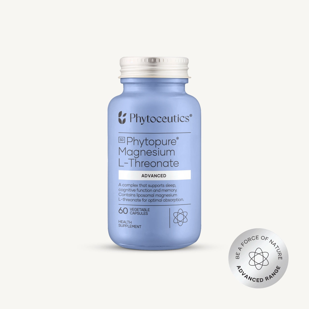 PHYTOCEUTICS - Phytopure® Magnesium L-Threonate Advanced - 60 Veg Capsules