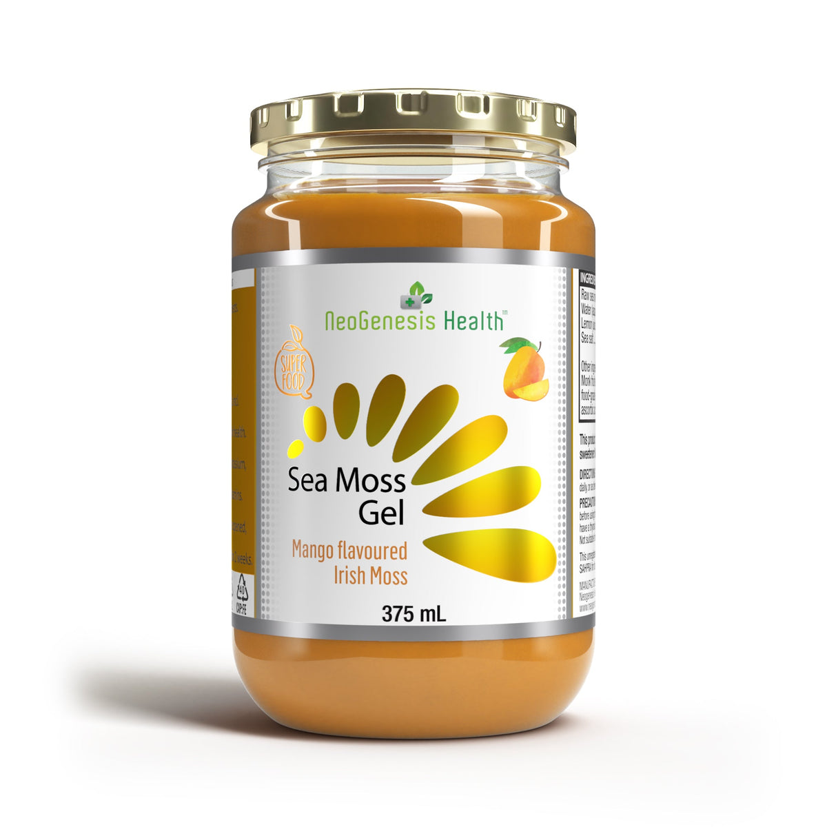 NEOGENESIS HEALTH - Sea Moss Gel Mango - 375ml | One Life Health