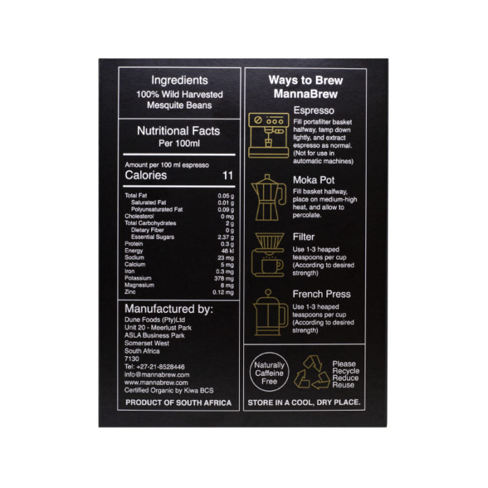 MannaBrew - Superfood Espresso 226g | One Life Health