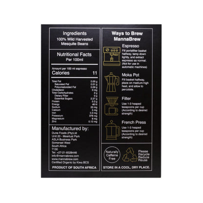 MannaBrew - Superfood Espresso 226g | One Life Health