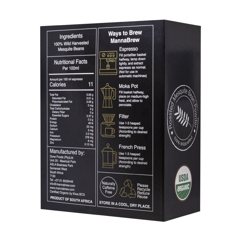MannaBrew - Superfood Espresso 226g | One Life Health