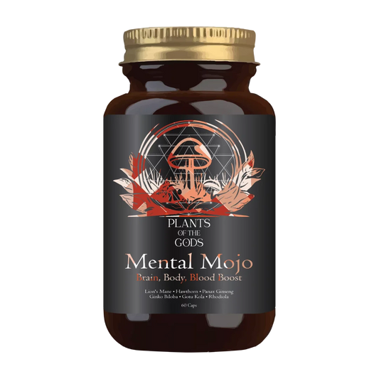 PLANTS OF THE GODS - Mental Mojo - 60 Capsules | One Life Health