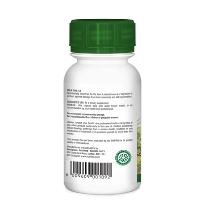 NUTRIHERB - Milk Thistle - High Potency 60 Capsules | One Life Health