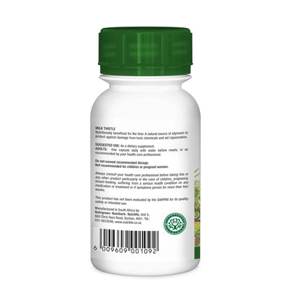 NUTRIHERB - Milk Thistle - High Potency 60 Capsules | One Life Health
