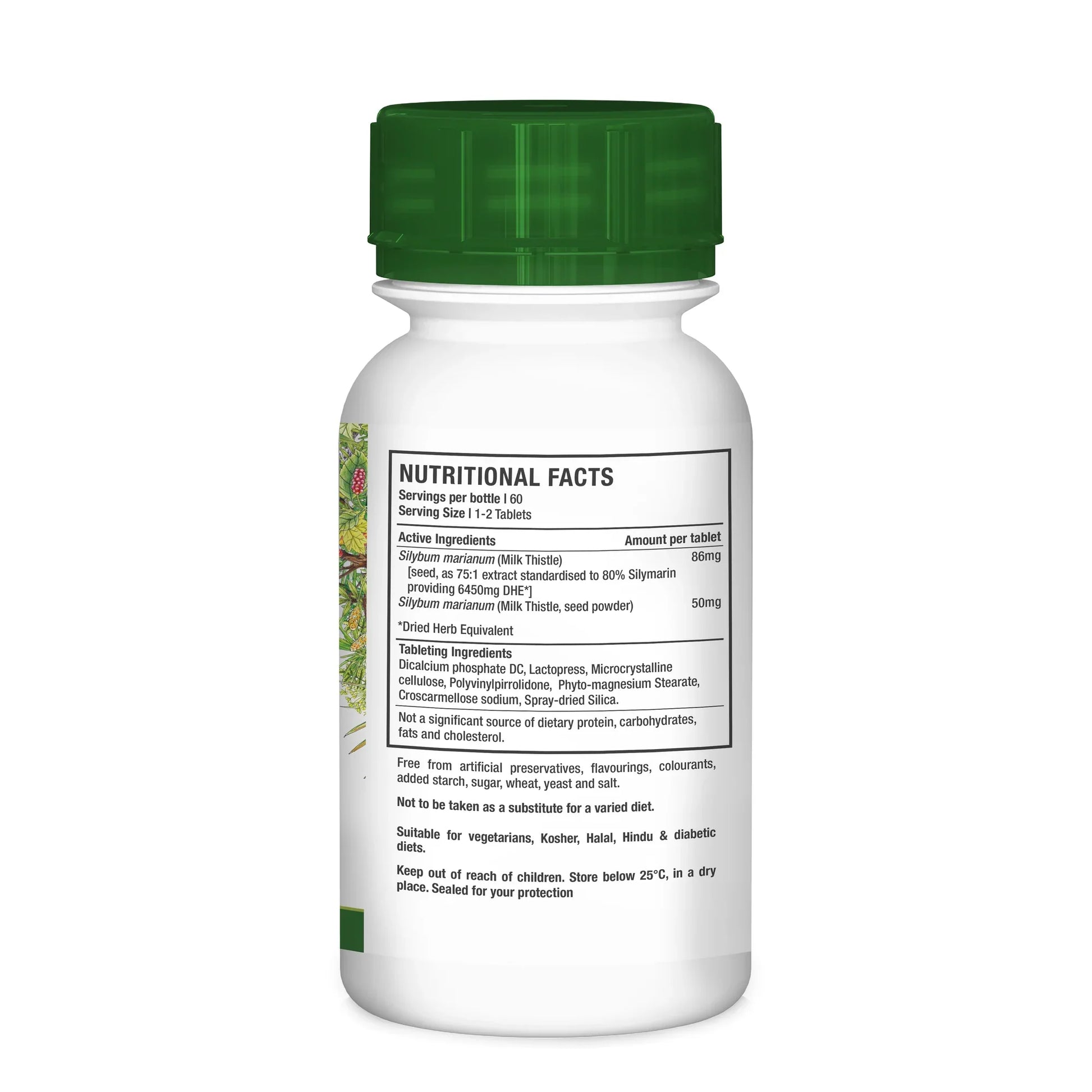 NUTRIHERB - Milk Thistle 60 Tablets | One Life Health