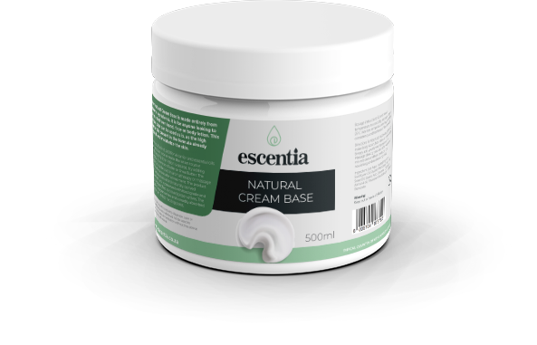 ESCENTIA - Natural Cream Base - 500ml | One Life Health