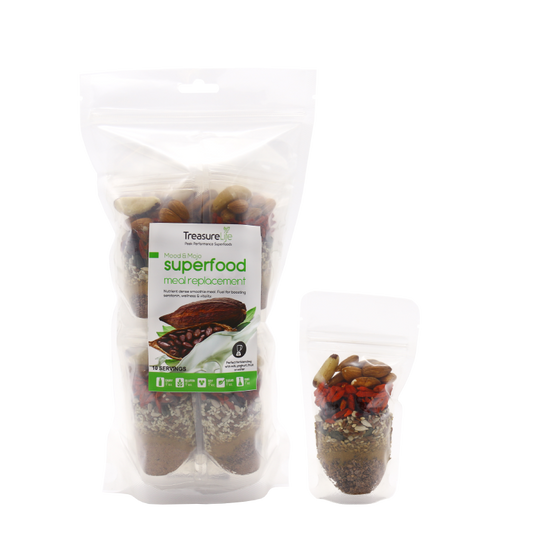 TREASURE LIFE - Mood & Mojo Superfood Meal Replacement - 78g x 10 Servings | One Life Health