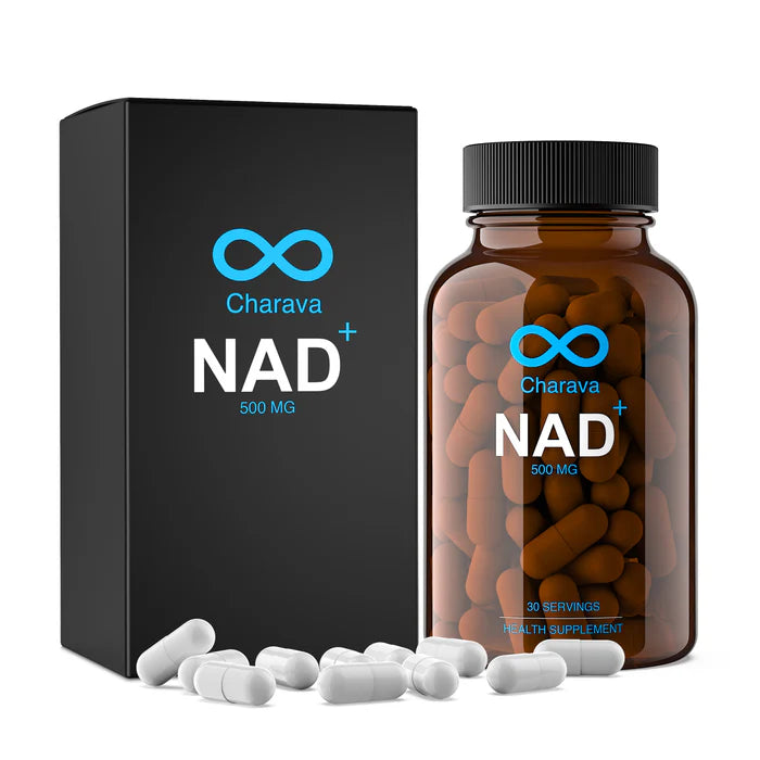 CHARAVA - NAD+ 500 mg - 30 Capsules | One Life Health
