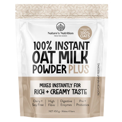 NATURE'S NUTRITION - Oat Milk Powder Plus - 450g | One Life Health