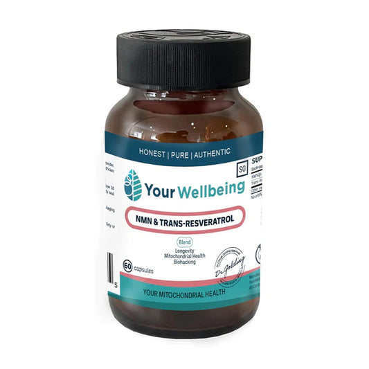 YOUR WELLBEING - NMN & Trans-Resveratrol - 60 Capsules | One Life Health