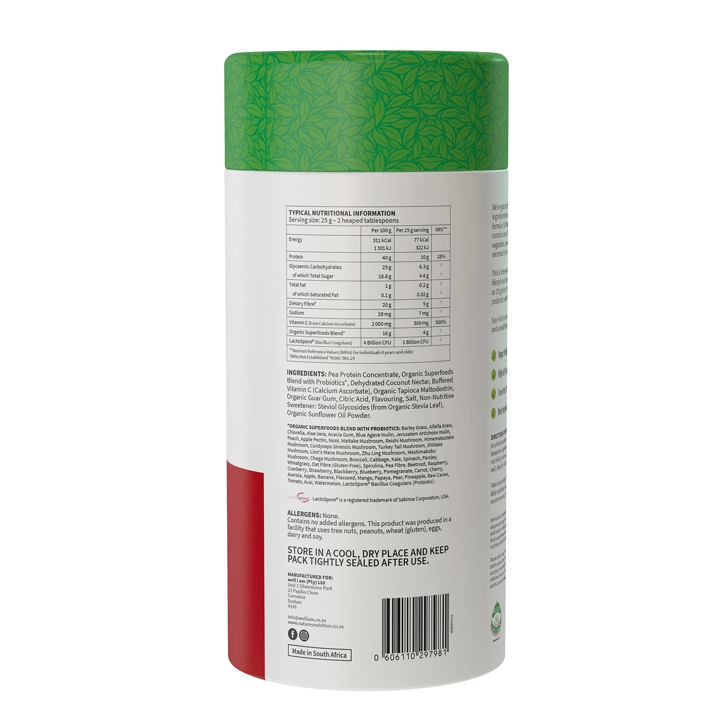 NATURE'S NUTRITION - Berry Banana Superfoods Drink Mix 500g | One Life Health