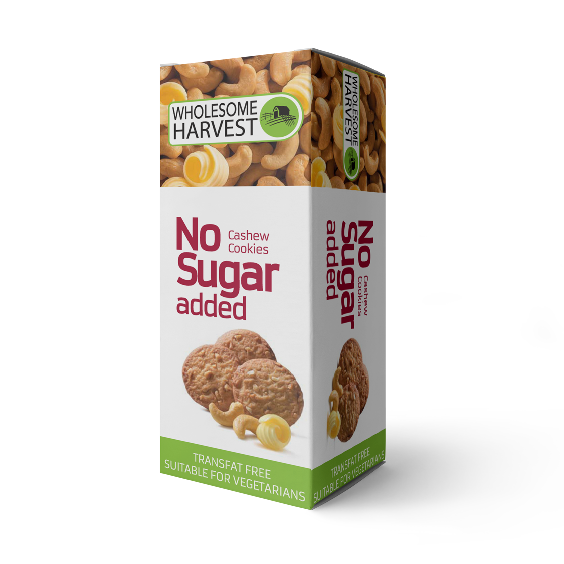 WHOLESOME HARVEST - MultiGrain Breakfast Cookies No Sugar Added - 75g | One Life Health