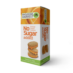 WHOLESOME HARVEST - Orange Cream Cookies No Sugar Added - 75g