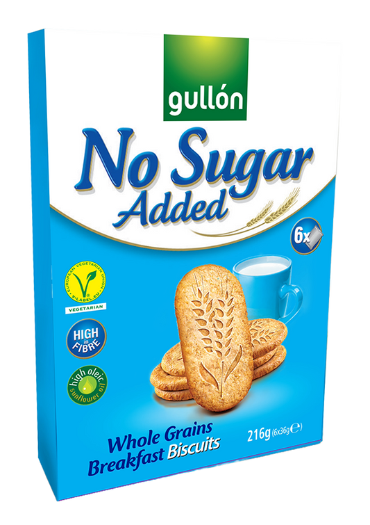 GULLON - Whole Grains Breakfast Biscuits No Added Sugar - 220g | One Life Health