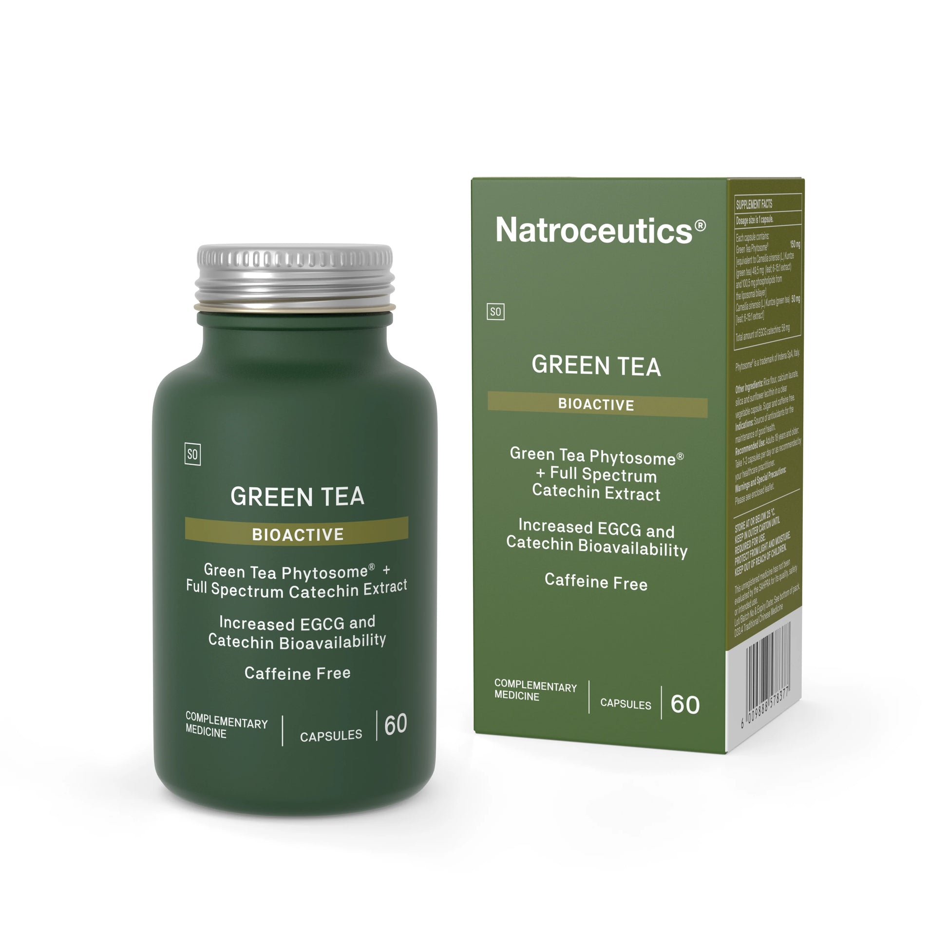 NATROCEUTICS® SA - Green Tea Bioactive - 60 Capsules