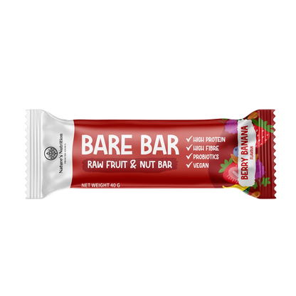 NATURE'S NUTRITION - Bare Bar Berry Banana - 40g | One Life Health