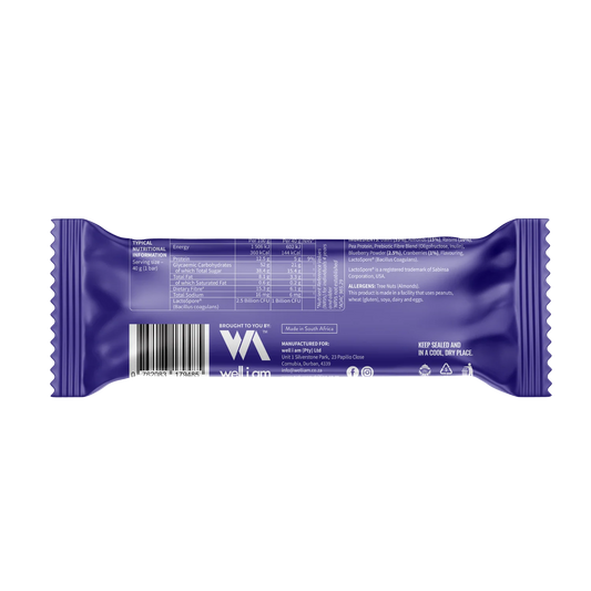 NATURE'S NUTRITION - Bare Bar Blueberry - 40g | One Life Health