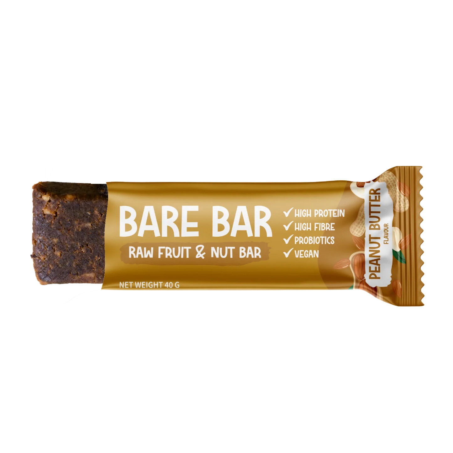 NATURE'S NUTRITION - Bare Bar Peanut Butter - 40g | One Life Health