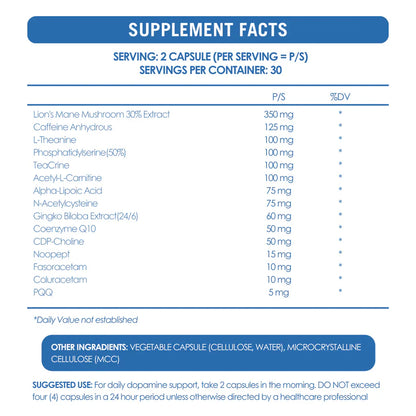 NEUROACTIVE - Neuro Day Plus - 60 Veg Capsules | One Life Health