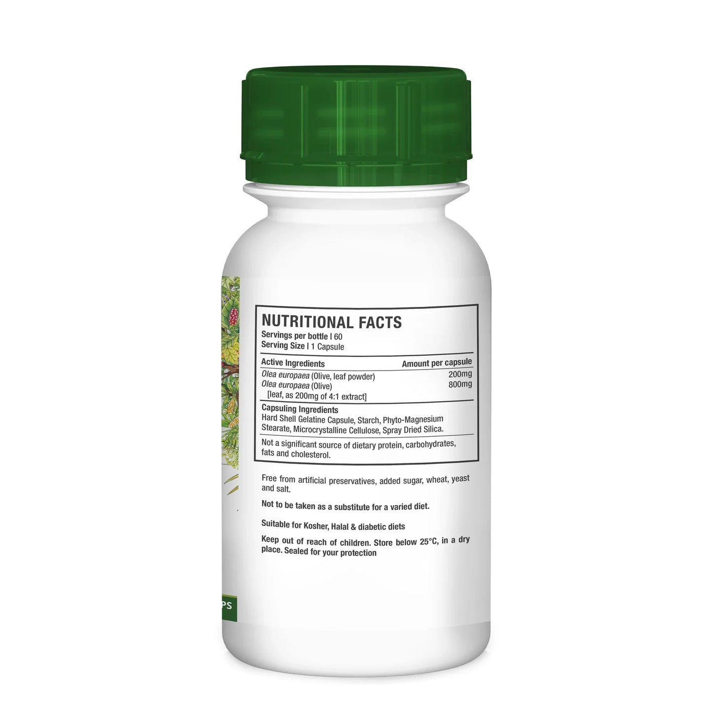 NUTRIHERB - Olive Leaf 60 Capsules | One Life Health