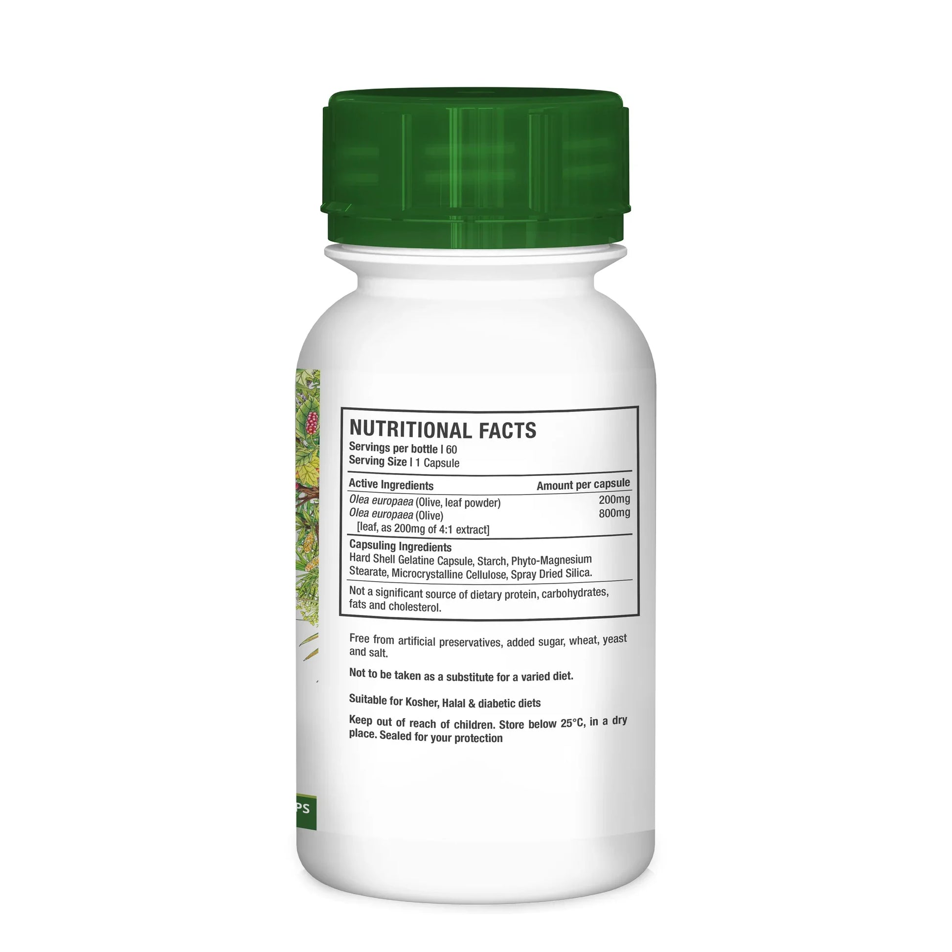 NUTRIHERB - Olive Leaf 60 Capsules | One Life Health