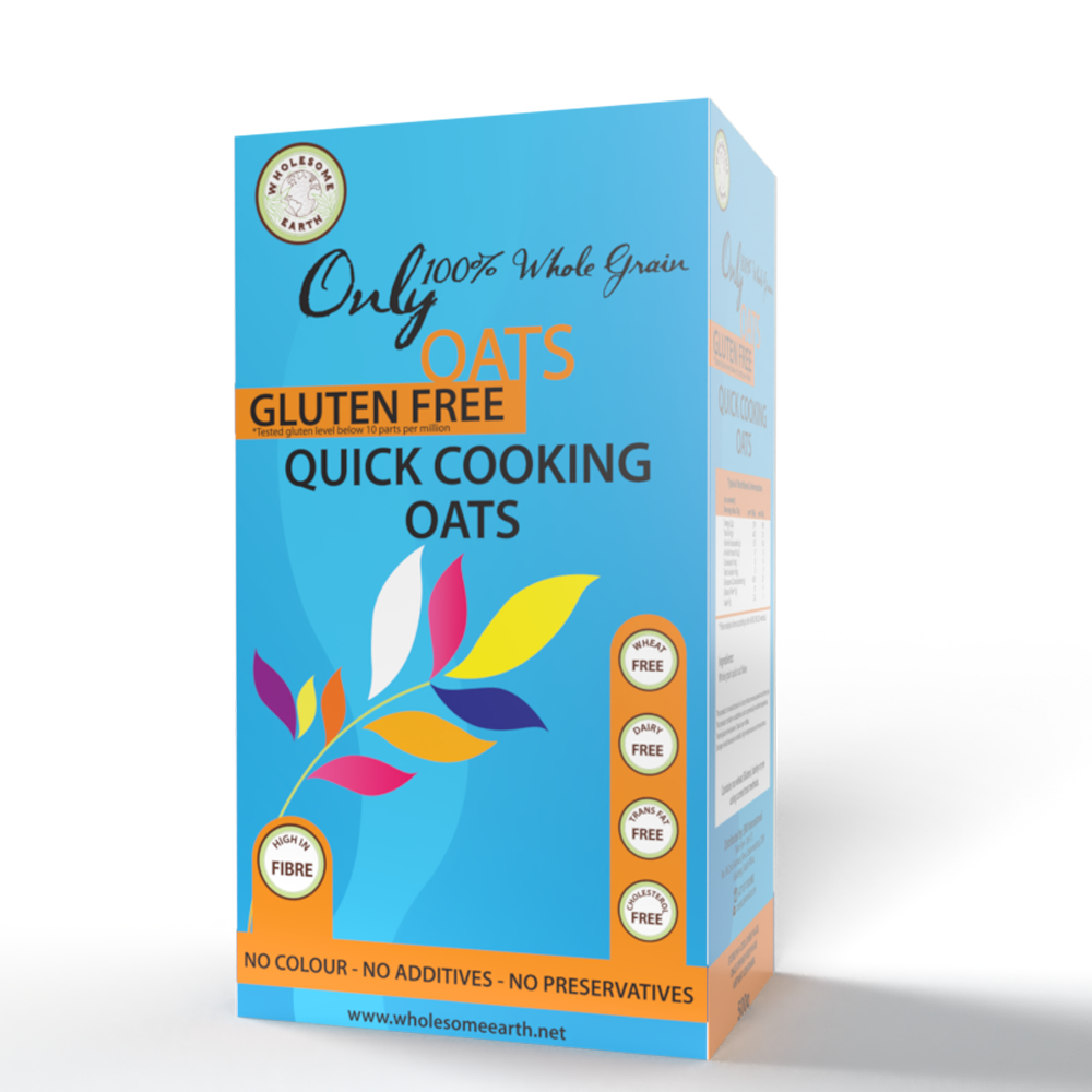 WHOLESOME EARTH - Quick Cooking Oats Gluten Free - 500g | One Life Health