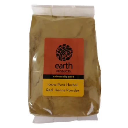 EARTH PRODUCTS - Red Henna Powder - 250g | One Life Health