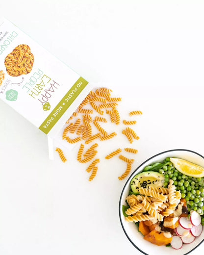 HAPPY EARTH PEOPLE - Chickpea Fusilli pasta – 250g | One Life Health