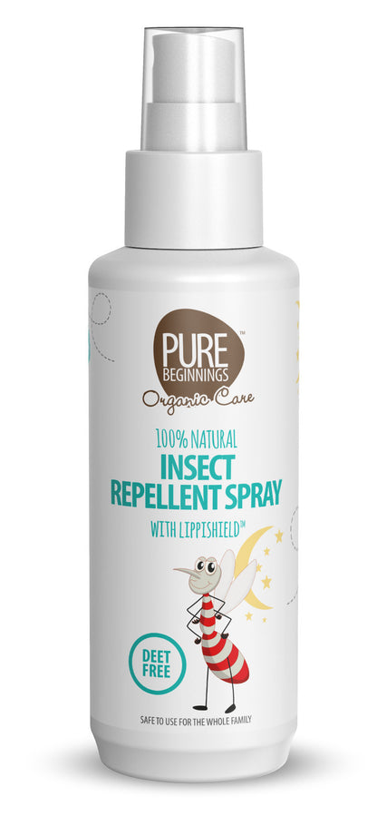 PURE BEGINNINGS - Insect Repellent with Lippishield - 100ml Spray | One Life Health