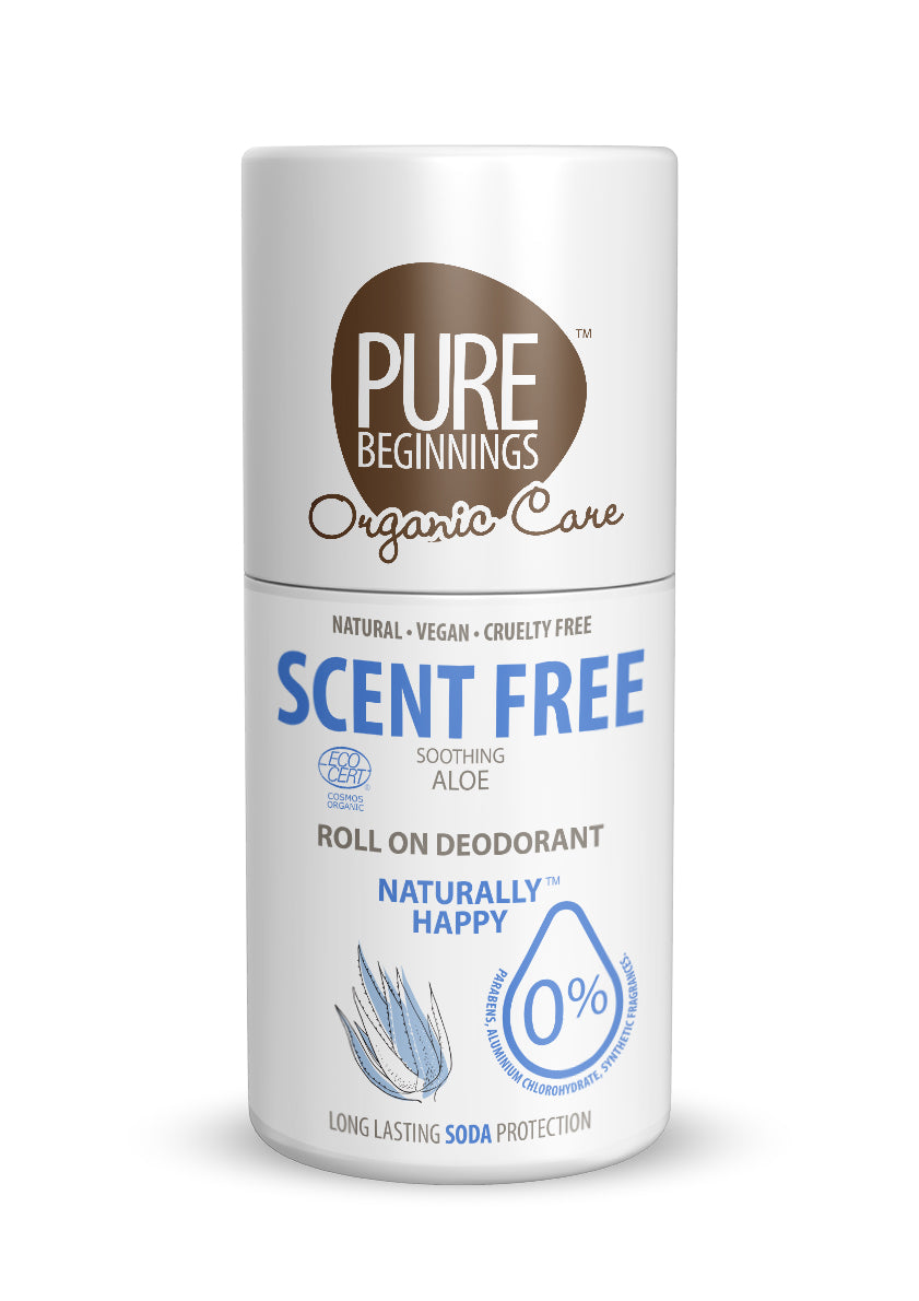 PURE BEGINNINGS - Roll on Deodorant Scent Free - 75ml | One Life Health