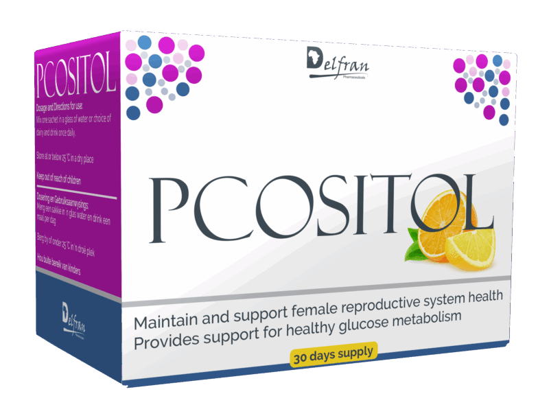 DELFRAN - Pcositol Orange & Lime - 30 Sachets | One Life Health
