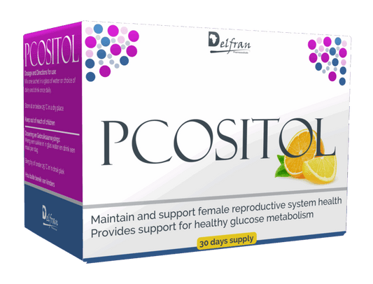 DELFRAN - Pcositol Orange & Lime - 30 Sachets | One Life Health