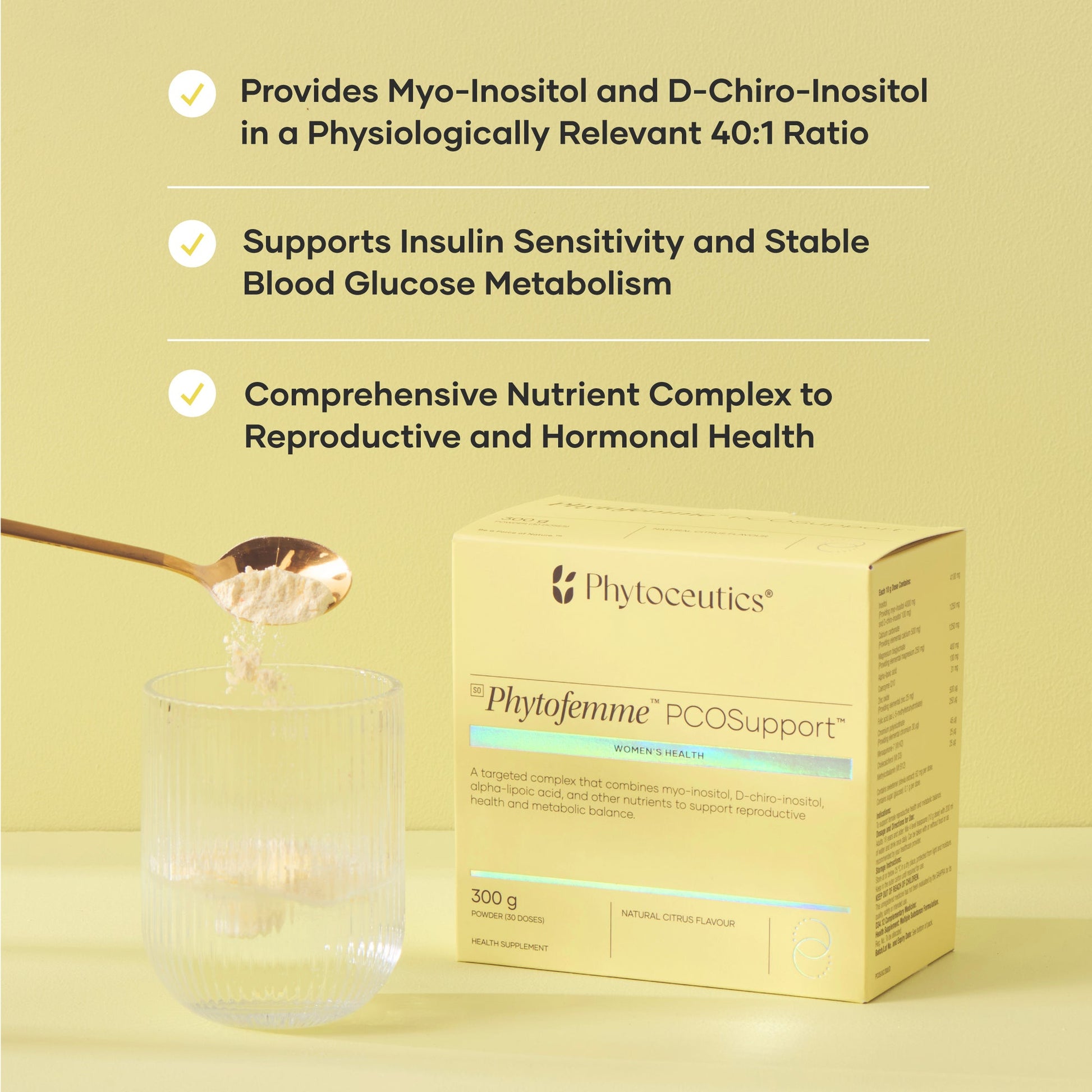 PHYTOCEUTICS - Phytofemme™ PCOSupport™ - 300g