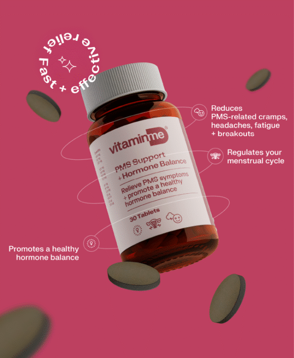 VitaminMe - PMS Support + Hormone Balance - 30 Tablets