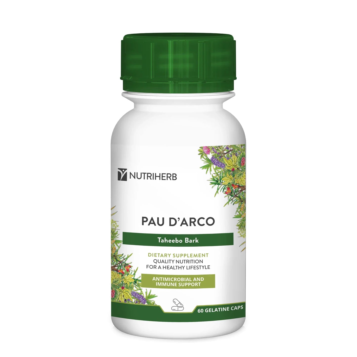 NUTRIHERB - Pau ‘D Arco-Taheebo 60 Capsules | One Life Health