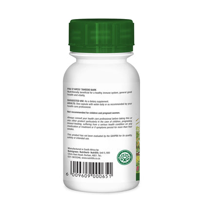 NUTRIHERB - Pau ‘D Arco-Taheebo 60 Capsules | One Life Health