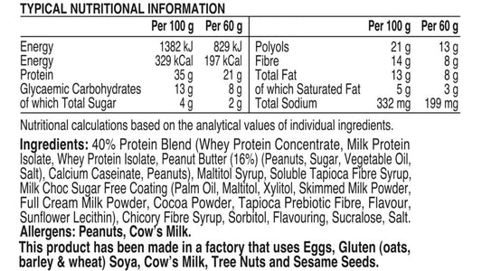 BETTER BAR - Peanut Butter - 60g | One Life Health