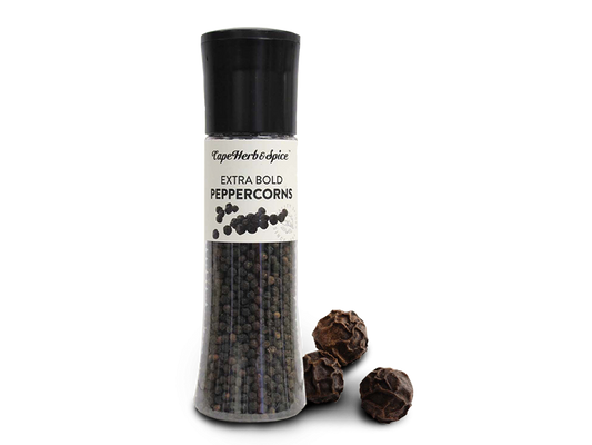 CAPE HERB & SPICE - Tall Black Peppercorns Grinder | One Life Health
