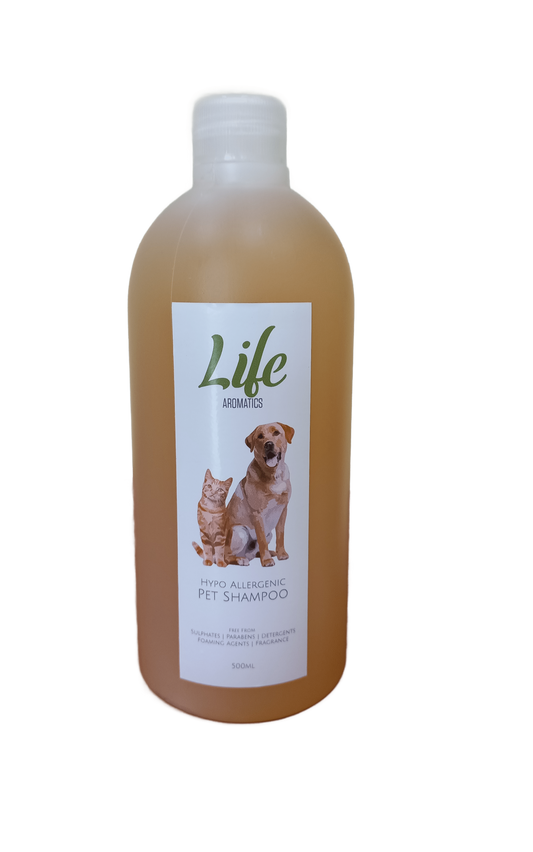 LIFE AROMATICS - Hypo Allergenic Pet Shampoo - 500ml | One Life Health